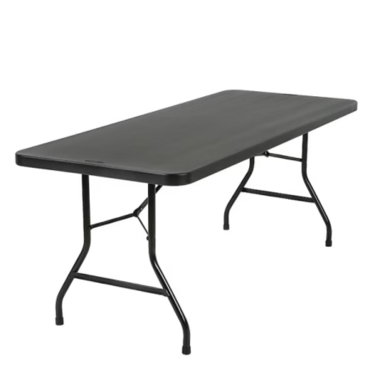 6ft Rectangular Foldable Tables (Black)