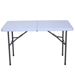 4ft Rectangular Foldable Table (White)
