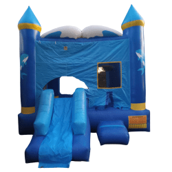 Whale Watcher Bounce House Combo Slide